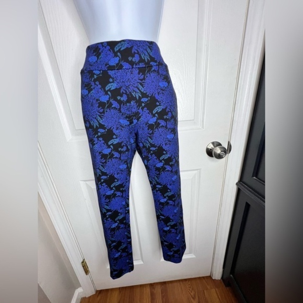 Soft Surroundings Petites X Small Straight Leg Ankle Mirabella Pant Floral PXS